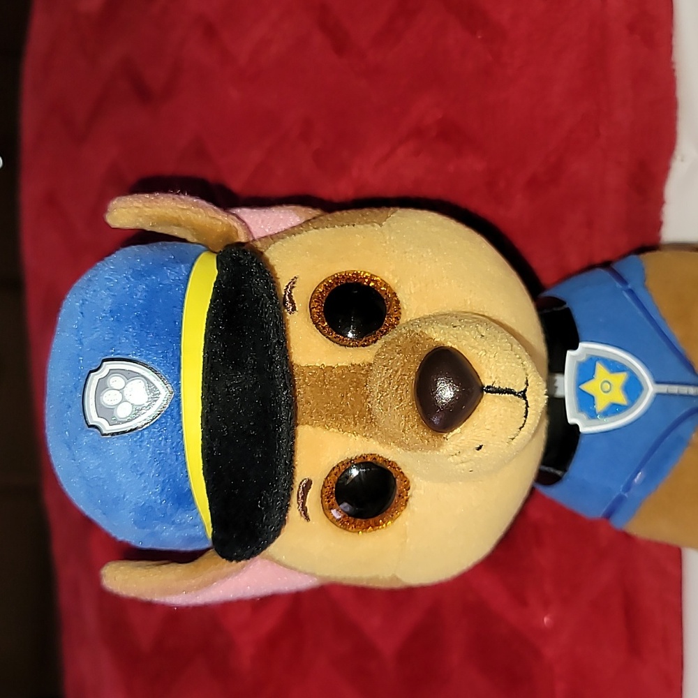 Ty Paw Patrol Chase Puppy Dog Plush Stuffed Animal Toy 7 Inch